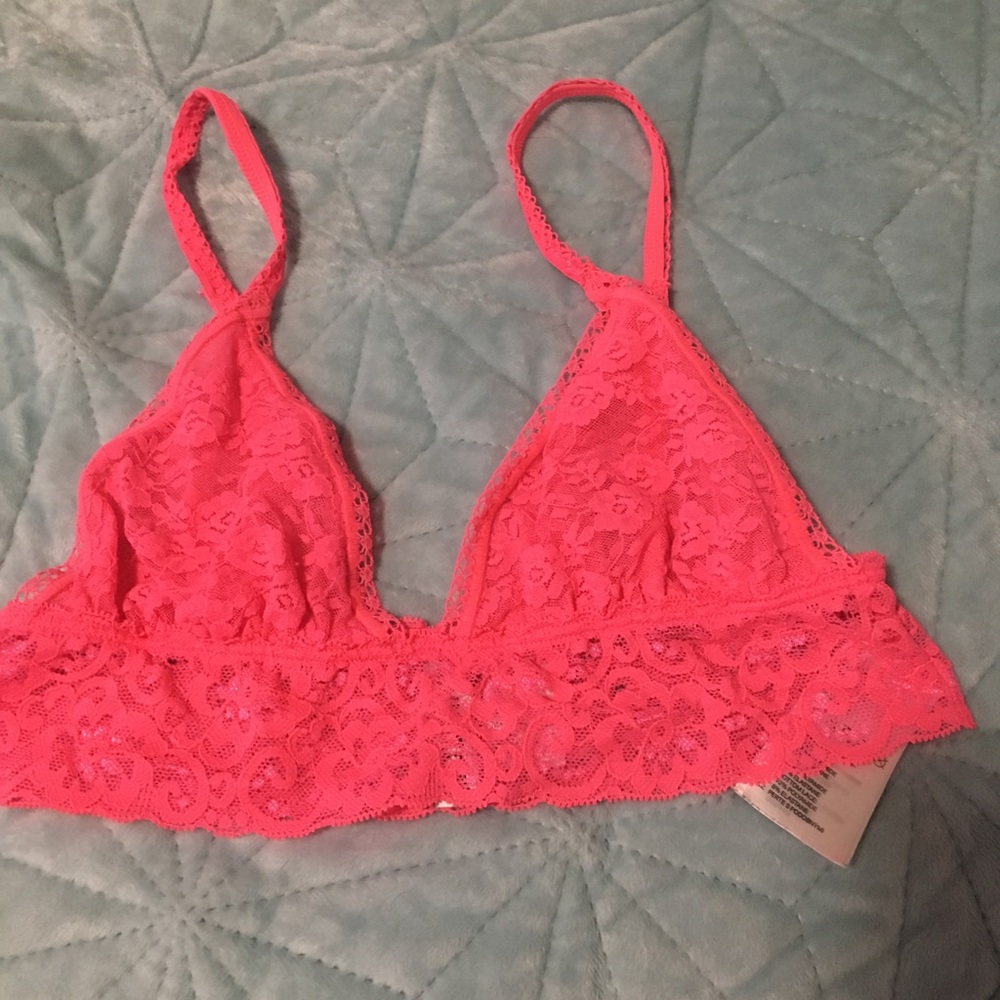 Pink Lace Bralette